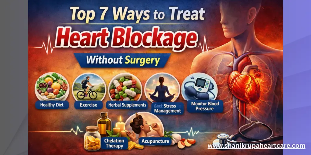 Top 7 Ways to Heart Blockage Treatment Without Surgery !
