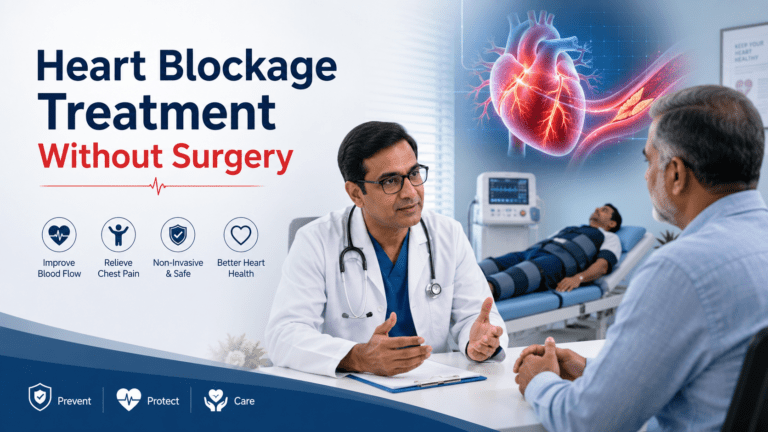 heart blockage treatment without surgery