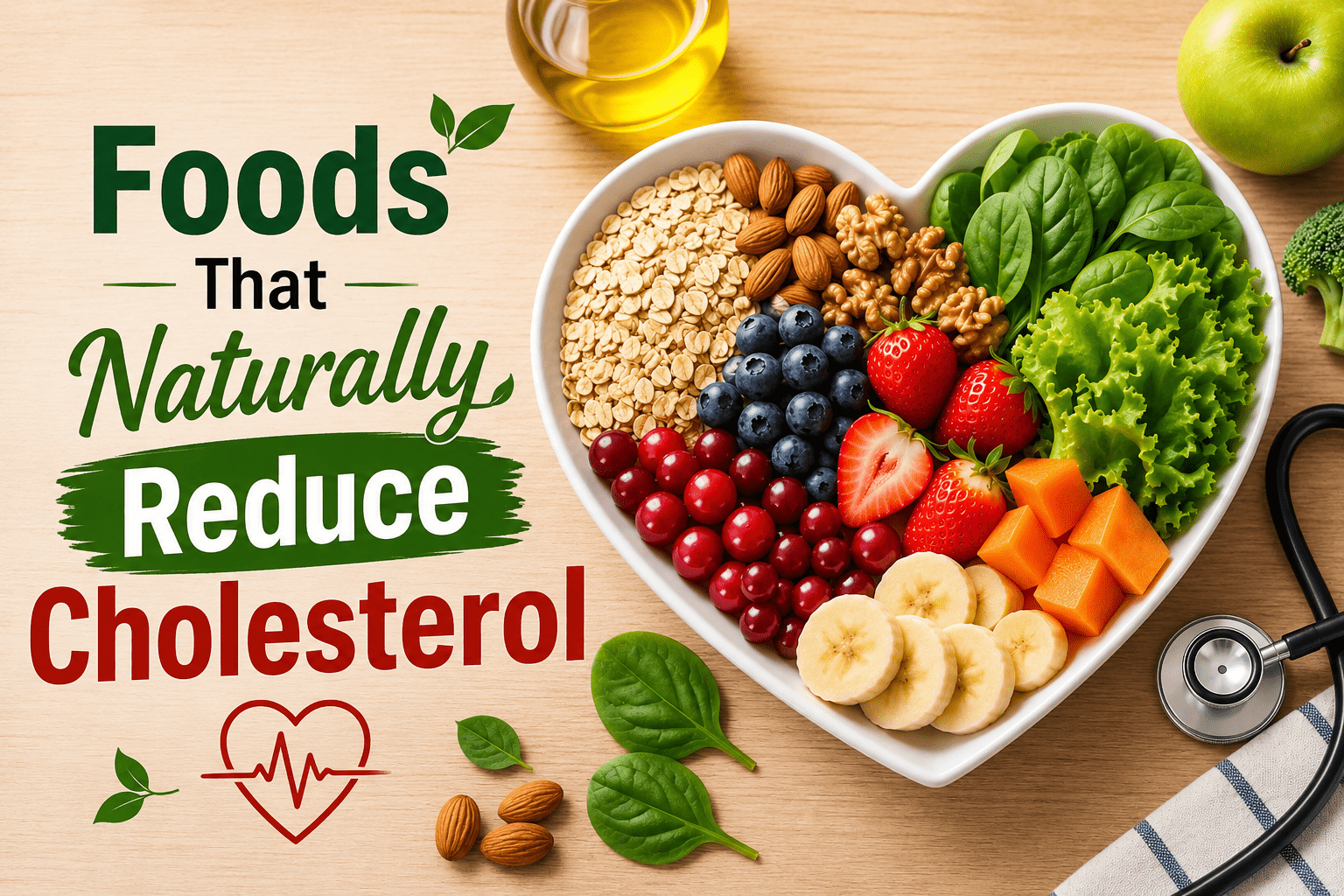 Foods That Naturally Reduce Cholesterol | Complete Cholesterol Management Guide