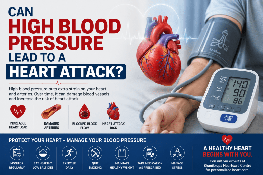 Can High Blood Pressure Cause Heart Attack?