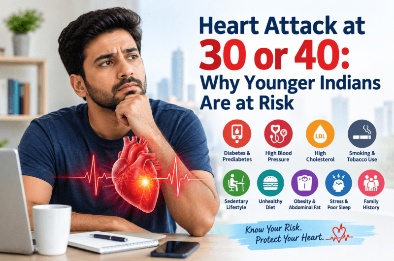 Heart Attack at 30 or 40: Why Younger Indians Are at Risk